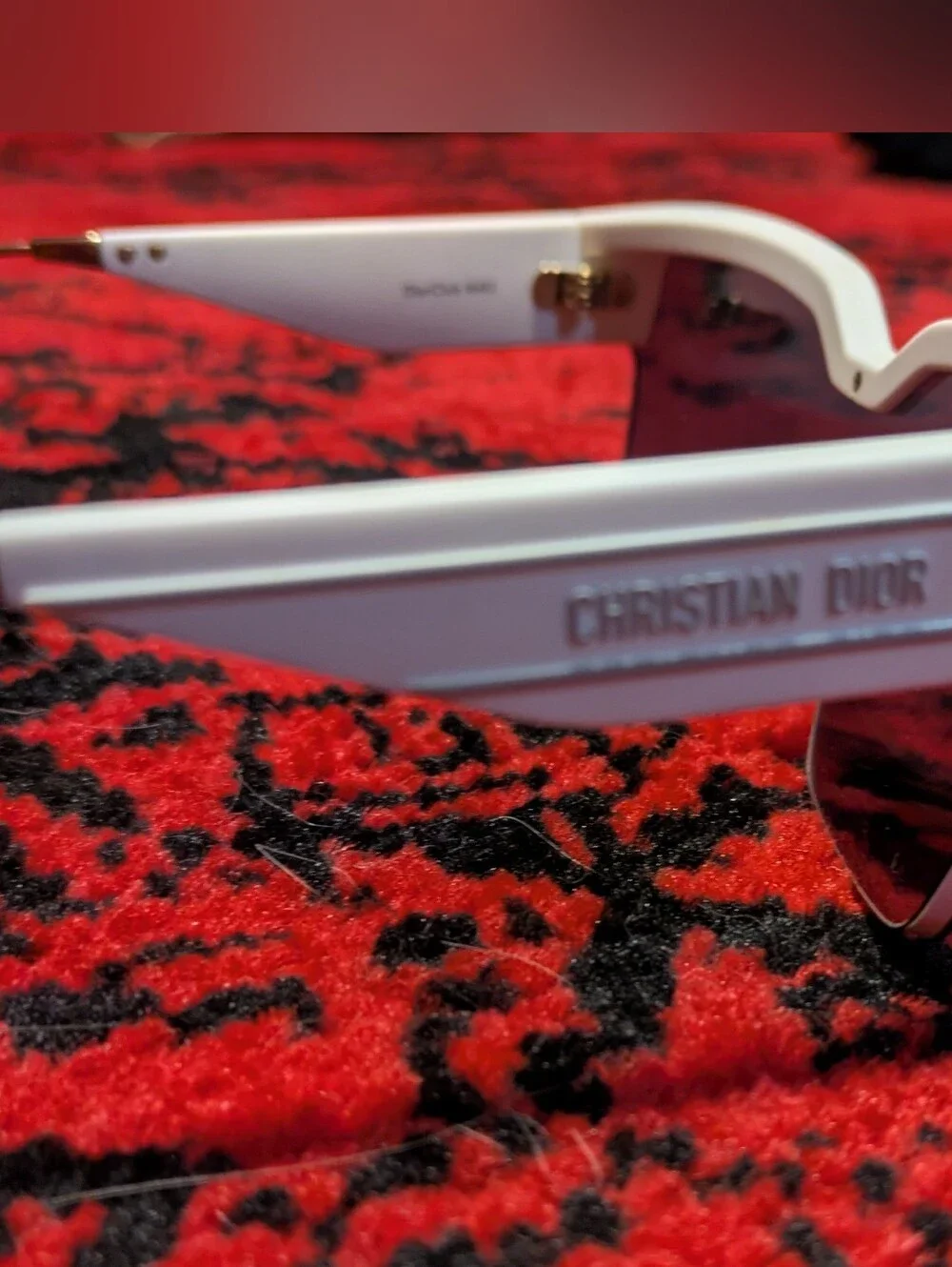 Dior Club M4U White Sunglasses